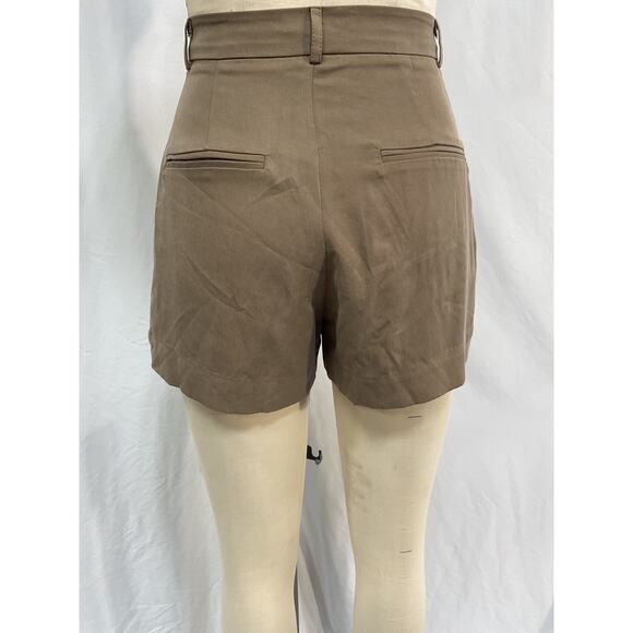 Reformation 'Mason' Brown Short Size 0 - Picture 3 of 5